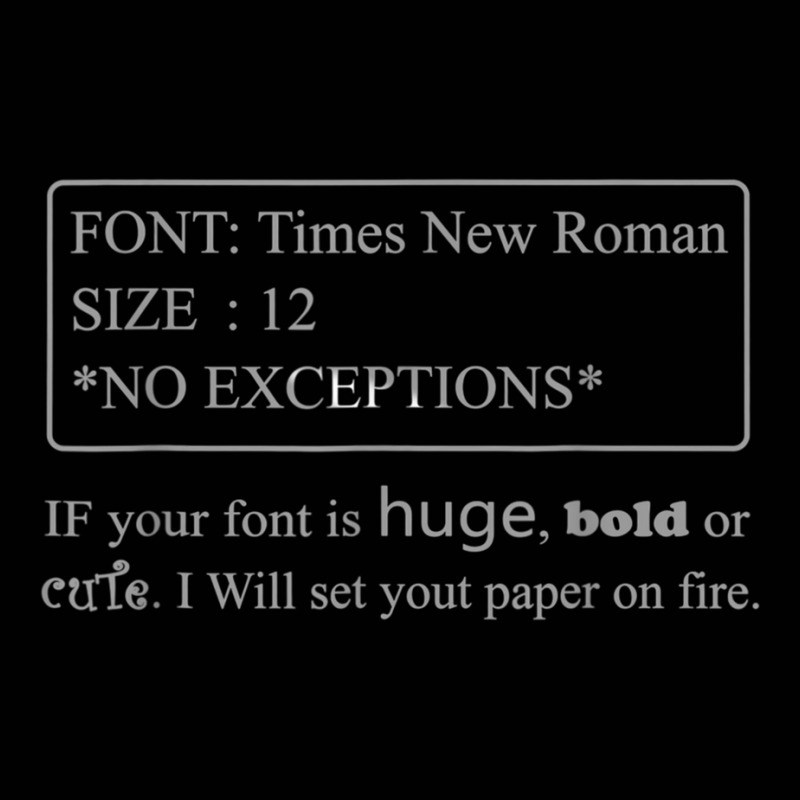 If Your Font Is Huge Bold Or Cute Font Times New Roman T Shirt Toddler 3/4 Sleeve Tee by cm-arts | Artistshot