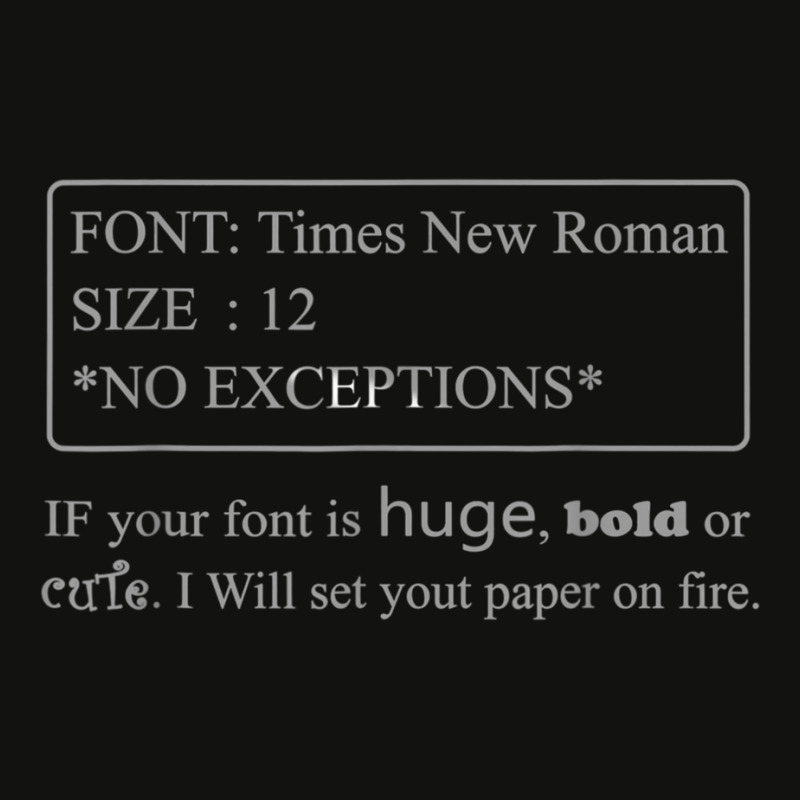 If Your Font Is Huge Bold Or Cute Font Times New Roman T Shirt Scorecard Crop Tee by cm-arts | Artistshot