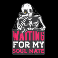 Waiting For My Soulmate Fun Halloween Single Skeleton Meme Zipper Hoodie | Artistshot