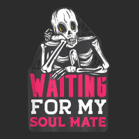 Waiting For My Soulmate Fun Halloween Single Skeleton Meme Exclusive T-shirt | Artistshot