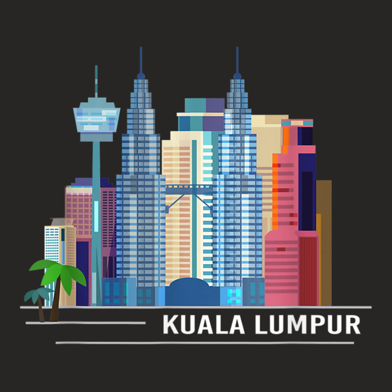 Malaysian Flag Travel Asia Kuala Lumpur Malaysia T Shirt Ladies Fitted T-Shirt by cm-arts | Artistshot