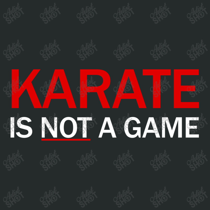 Karate Is Not A Game Women's Triblend Scoop T-shirt by Palm Hills | Artistshot