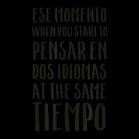 Ese Momento When I Speak Spanish Spanglish Quotes Youth Hoodie | Artistshot