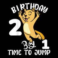 Kids Cat Time To Jump 2nd Birthday Boy 2 Two Year Old Bday Boys T Shir Adjustable Cap | Artistshot