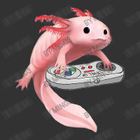 Axolotl Fish Playing Video Game Games-o-lot White Axolotl Lizard Kawai Baby Bodysuit | Artistshot