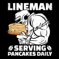 Lineman Serving Pancakes Daily Football Offensive Lineman T Shirt V-neck Tee | Artistshot