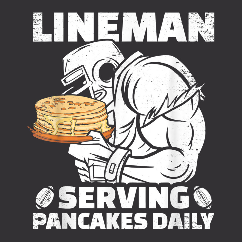 Lineman Serving Pancakes Daily Football Offensive Lineman T Shirt Vintage Short | Artistshot