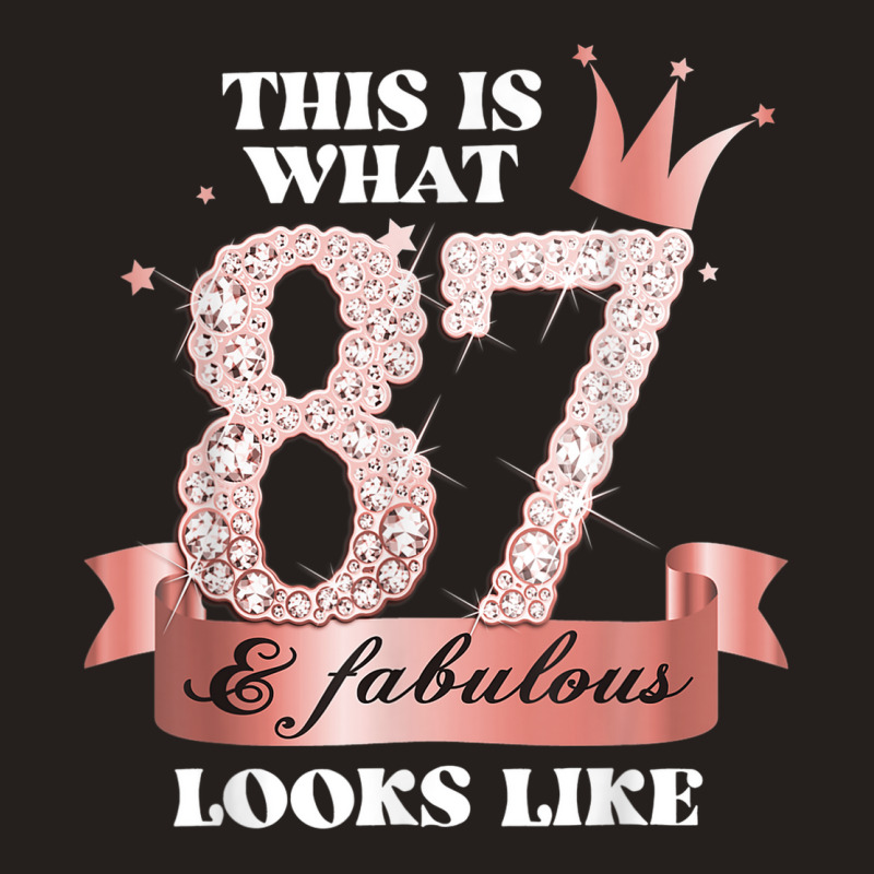 87 & Fabulous I Rose And Black Party Group Candid Photo Item Tank Top | Artistshot