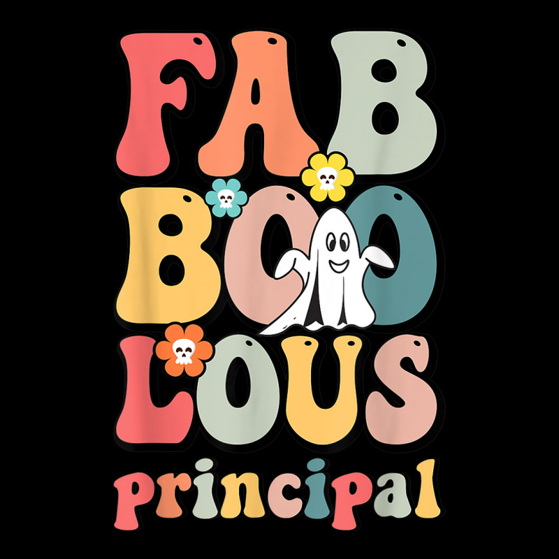 Fab Boo Lous Principal School Principal Groovy Halloween Women's V-Neck T-Shirt by Clinical | Artistshot