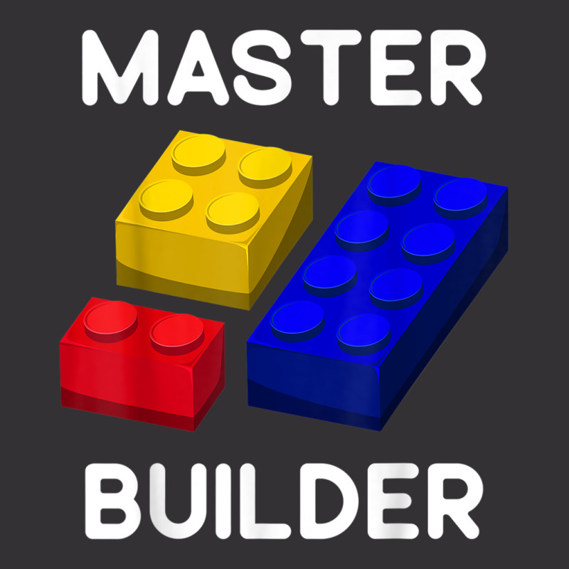 Master Builder Cute Block Building Kids Toys Brick Builders T Shirt Vintage Hoodie | Artistshot