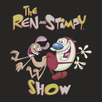 Ren And Stimpy Classic Show Title Ladies Fitted T-shirt | Artistshot