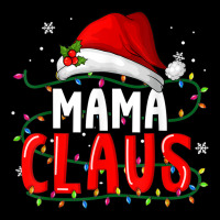 Mama Claus Shirt Christmas Lights Pajama Family Matching Women's V-neck T-shirt | Artistshot