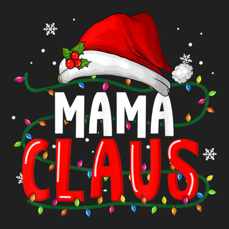 Mama Claus Shirt Christmas Lights Pajama Family Matching Ladies Polo Shirt by Posh | Artistshot