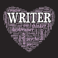 Writer Heart Word Cloud Author Poet Vintage Cap | Artistshot