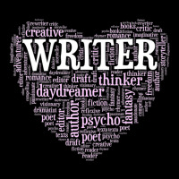 Writer Heart Word Cloud Author Poet Kids Cap | Artistshot