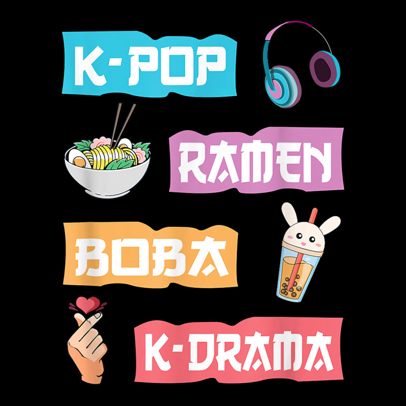 K Pop Ramen Boba K Drama   Cute Anime Ramen T Shirt Adjustable Cap | Artistshot