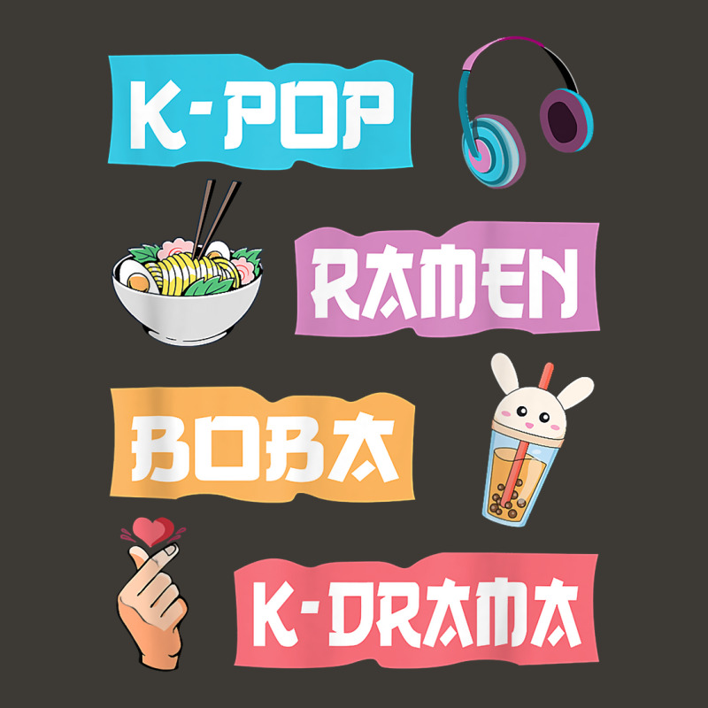 K Pop Ramen Boba K Drama   Cute Anime Ramen T Shirt Bucket Hat | Artistshot