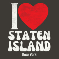 I Love Staten Island Lovers Retro Distressed Pullover Hoodie Bucket Hat | Artistshot