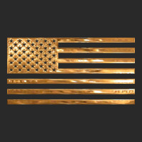 Copper Us Flag Printed Hat | Artistshot