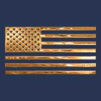 Copper Us Flag Men Denim Jacket | Artistshot