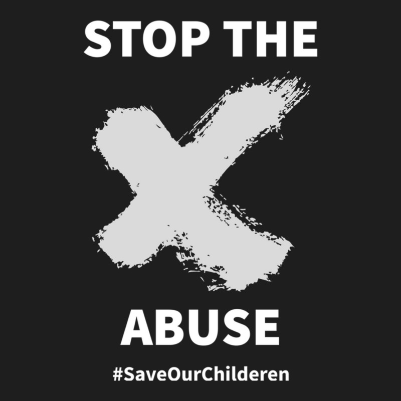 Stop The Abuse Save Our Children _x Mark_ Classic T-shirt by cm-arts | Artistshot