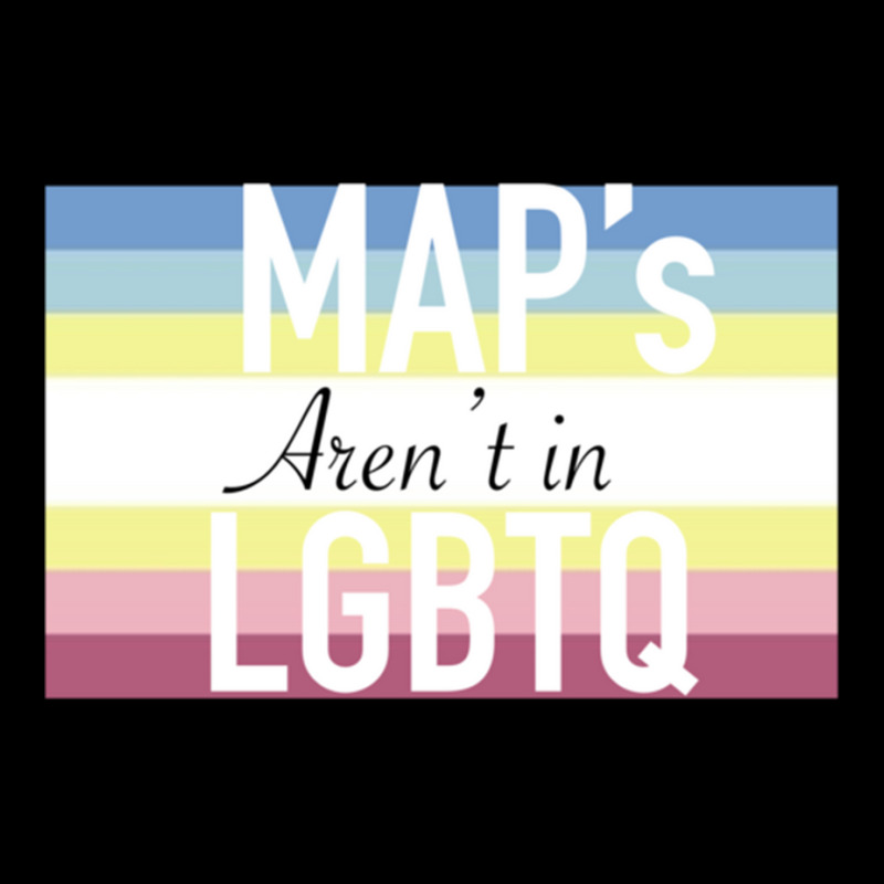 Maps Aren_t In Lgbtq Sign V-Neck Tee by cm-arts | Artistshot