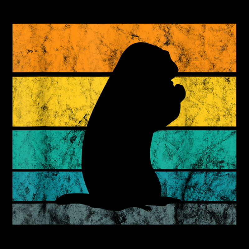 Marmot Rodent Retro Vintage Sunset Woodchuck Groundhog T Shirt Kids Cap by cm-arts | Artistshot