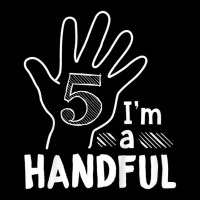 Kids I'm A Handful Happy 5th Birthday 5 Years Old Baby Tee | Artistshot