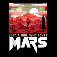 Just A Girl Who Loves Mars Vintage Martian Exploration Space Tank Top Youth Jogger | Artistshot