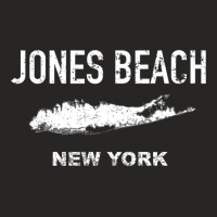 Vintage Jones Beach Long Island New York Sweatshirt Ladies Fitted T-shirt | Artistshot