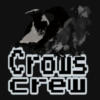 Crows Crew Metal Print Square | Artistshot