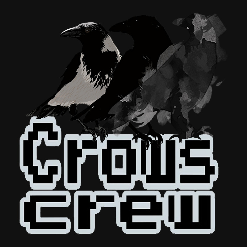 Crows Crew Metal Print Square | Artistshot