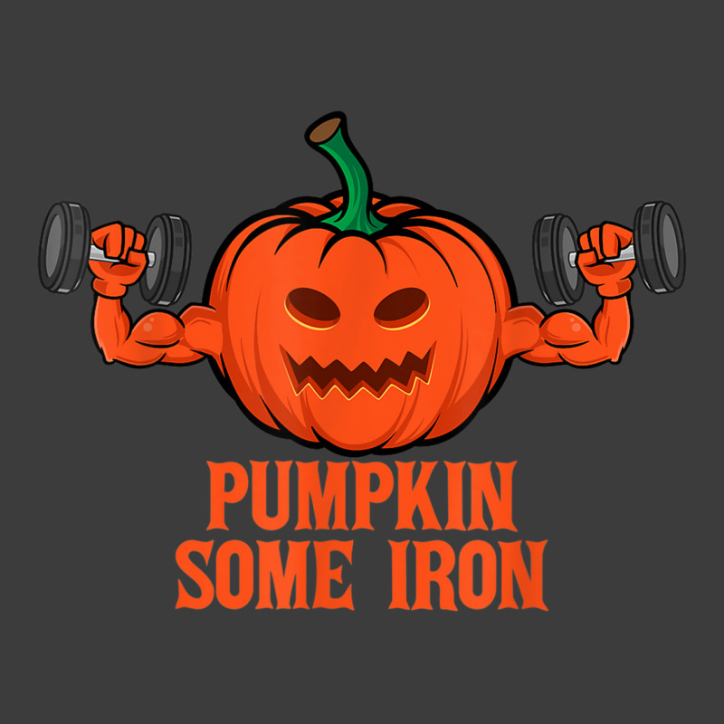 Pumpkin Some Iron Gym Workout Men Women Funny Halloween Men's Polo Shirt | Artistshot