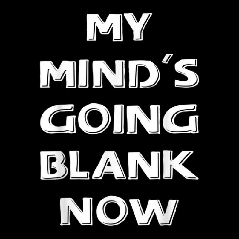 My Mind's Going Blank Now Funny Cropped Hoodie by Fashlaza | Artistshot