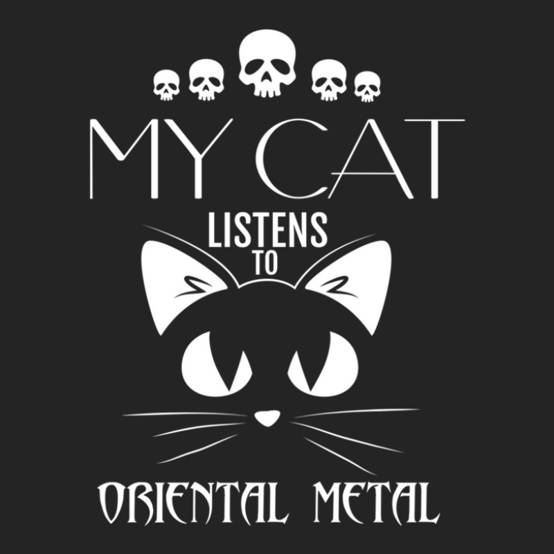 My Cat Listens To Oriental Metal Tee 3/4 Sleeve Shirt | Artistshot