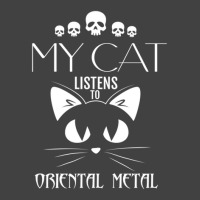 My Cat Listens To Oriental Metal Tee Vintage T-shirt | Artistshot