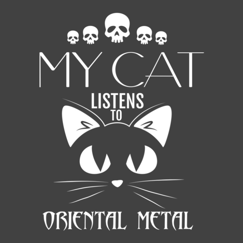 My Cat Listens To Oriental Metal Tee Vintage T-shirt | Artistshot