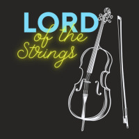 Lord Of Strings Accoustic Cello Lover Ladies Fitted T-shirt | Artistshot