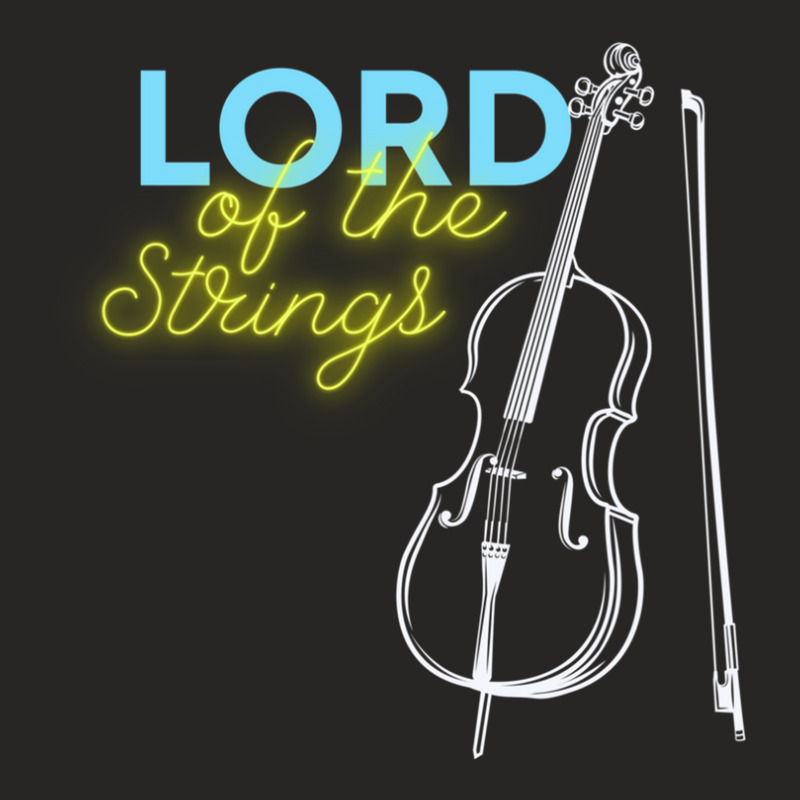 Lord Of Strings Accoustic Cello Lover Ladies Fitted T-Shirt by MichaelHolland | Artistshot