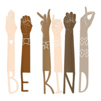 Be Kind Hand Sign Language Teachers Melanin Interpreter Asl Classic ...