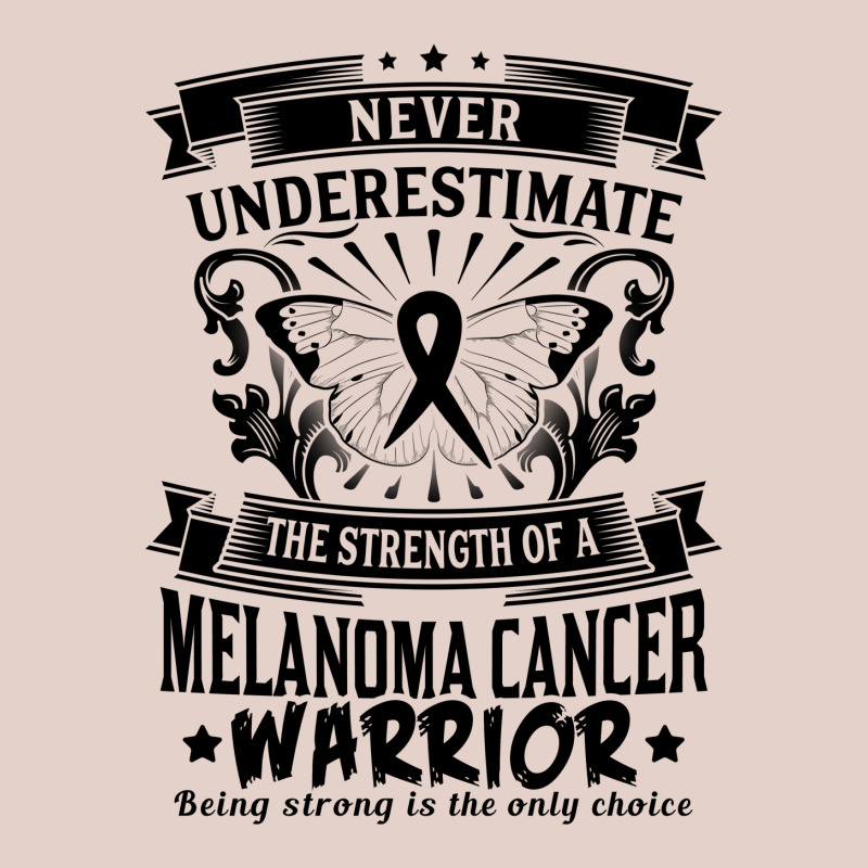 Never Underestimate The Strength Of A Melanoma Cancer Warrior Pin-back Button | Artistshot