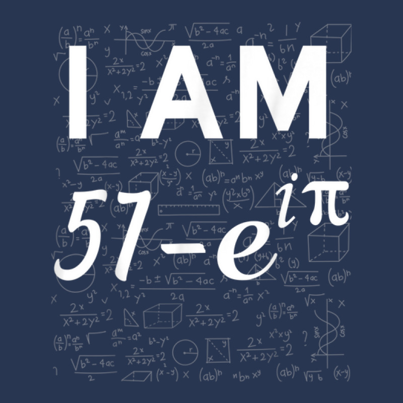 58th Birthday 58 Years Old Math Geek Euler Identity Men Denim Jacket | Artistshot