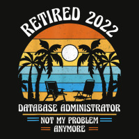 Database Administrator Retired 2022 Scorecard Crop Tee | Artistshot