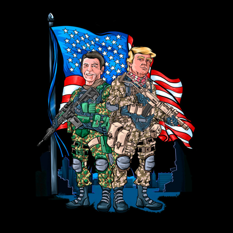 Präsidentensoldaten Ronald Reagan U. Donald Trump Usa-flaggengraphik Adjustable Cap by CHRISTOPHERMARCUS | Artistshot