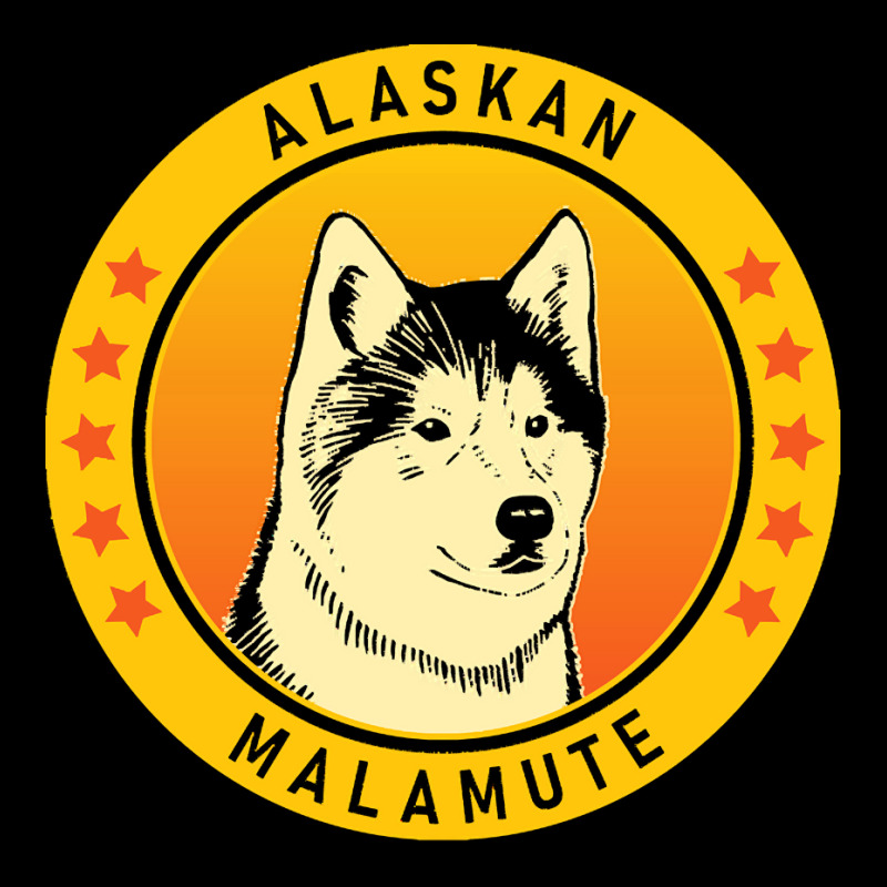 Alaskan Malamute Alaskan Malamute Dog Portrait Pocket T-shirt | Artistshot