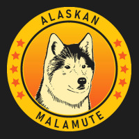 Alaskan Malamute Alaskan Malamute Dog Portrait Classic T-shirt | Artistshot