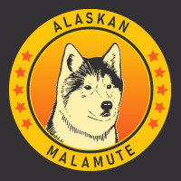 Alaskan Malamute Alaskan Malamute Dog Portrait Vintage Hoodie And Short Set | Artistshot