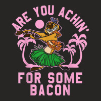 Lion King Timon Achin_ For Bacon Graphic Ladies Fitted T-shirt | Artistshot