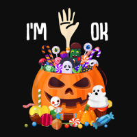 Full Of Halloween Candy I'm Ok Shirt Crop Top | Artistshot