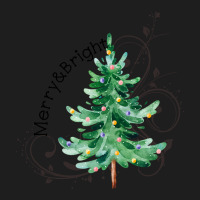 Christmas Tree Merry And Bright Womens Christmas Tee Women Classic T-shirt | Artistshot